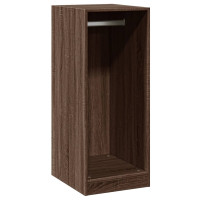 Produktbild för Garderob brun ek 48x41x102 cm konstruerat trä