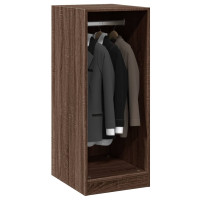 Produktbild för Garderob brun ek 48x41x102 cm konstruerat trä