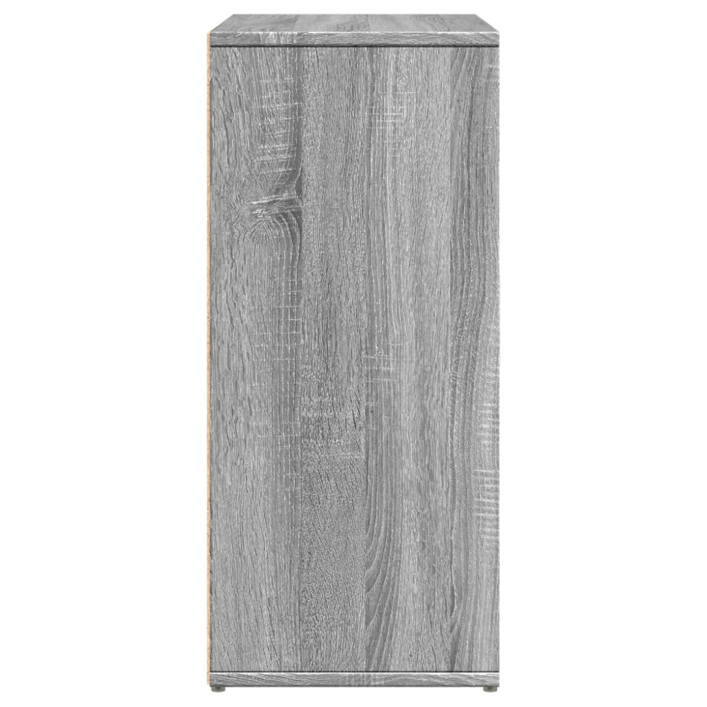 Produktbild för Skänk grå sonoma 60x31x70 cm konstruerat trä