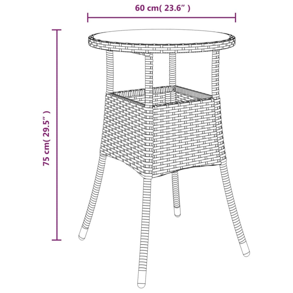 Produktbild för Matgrupp för trädgård med dynor 5 delar svart konstrotting&glas