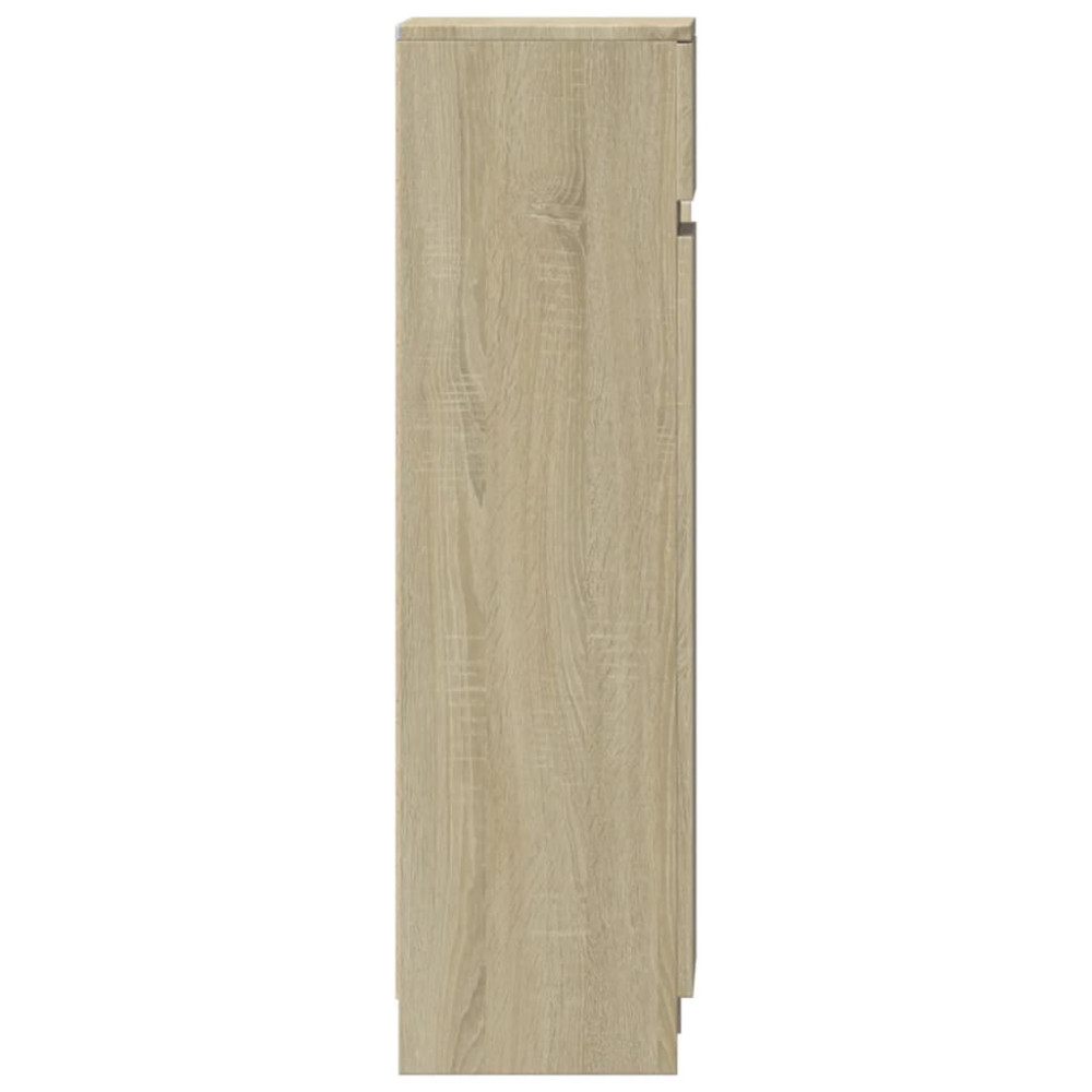 Produktbild för Skoskåp sonoma-ek 100,5x28x100 cm konstruerat trä