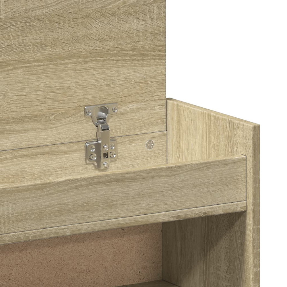 Produktbild för Skoskåp sonoma-ek 100,5x28x100 cm konstruerat trä