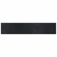 Produktbild för Matta rektangulär svart 60x300 cm bambu