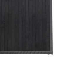 Produktbild för Matta rektangulär grå 70x100 cm bambu