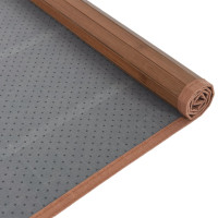 Produktbild för Matta rektangulär brun 80x500 cm bambu