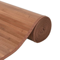 Produktbild för Matta rektangulär naturlig 70x500 cm bambu