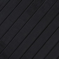 Produktbild för Matta rektangulär svart 80x400 cm bambu