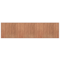 Produktbild för Matta rektangulär naturlig 80x300 cm bambu