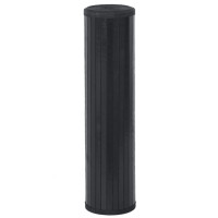 Produktbild för Matta rektangulär svart 80x500 cm bambu