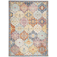 Produktbild för Golvmatta ARBIZU inomhus/utomhus vintage design 200x280 cm