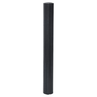 Produktbild för Matta rektangulär svart 60x100 cm bambu