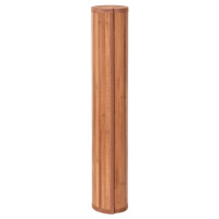 Produktbild för Matta rektangulär brun 100x400 cm bambu