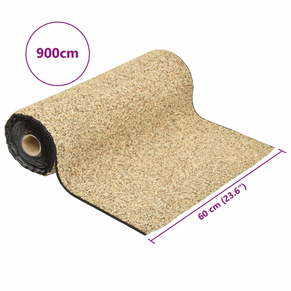 Produktbild för Kantmatta naturlig sand 900x60 cm