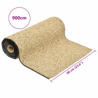 Produktbild för Kantmatta naturlig sand 900x60 cm