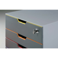 Produktbild för Blankettbox DURABLE Varicolor 4 Safe grå