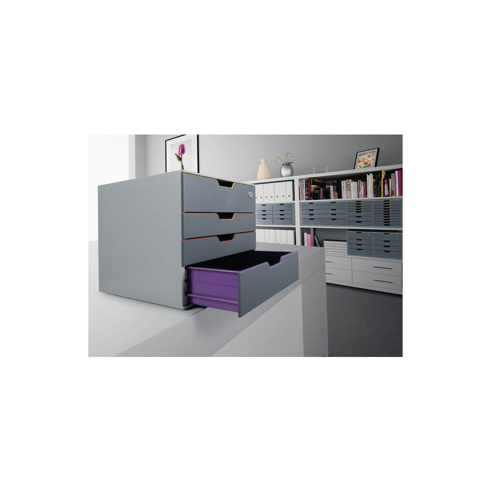 Produktbild för Blankettbox DURABLE Varicolor 4 Safe grå