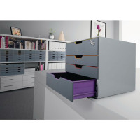 Produktbild för Blankettbox DURABLE Varicolor 4 Safe grå
