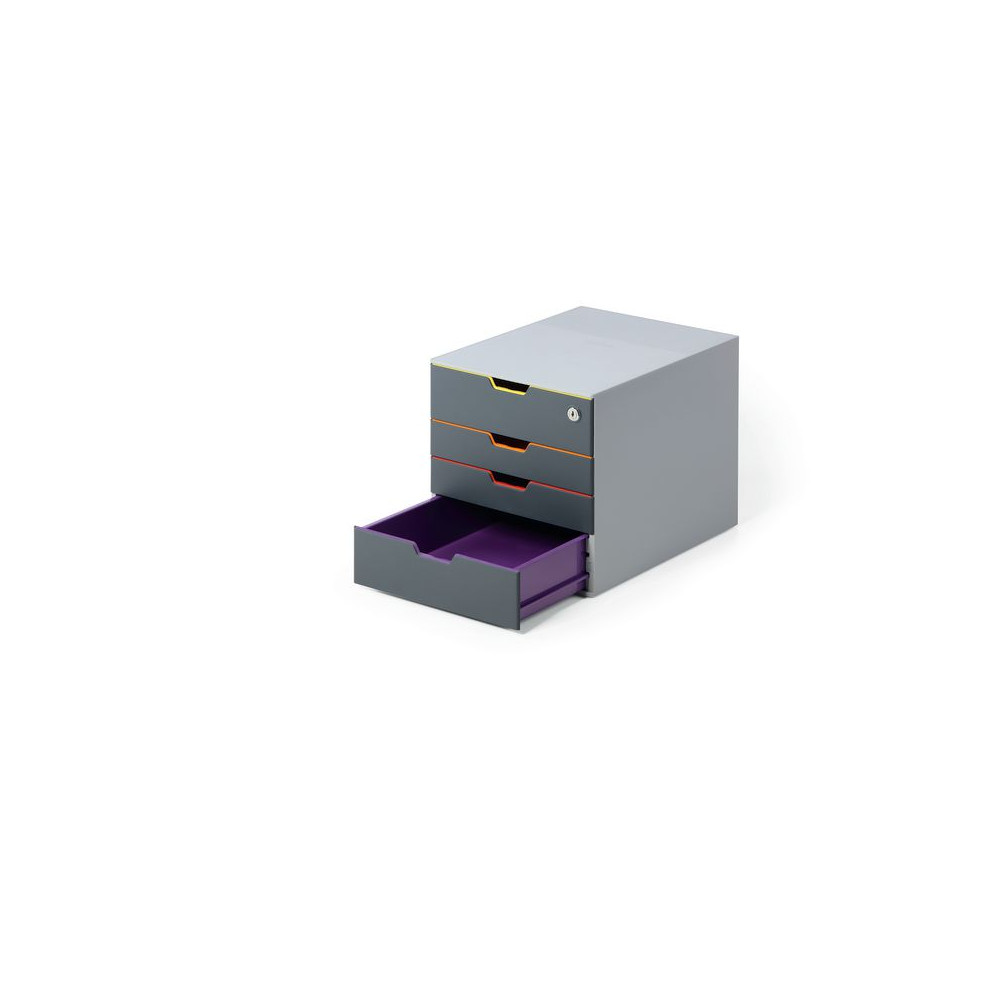 Produktbild för Blankettbox DURABLE Varicolor 4 Safe grå