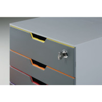 Produktbild för Blankettbox DURABLE Varicolor 4 Safe grå