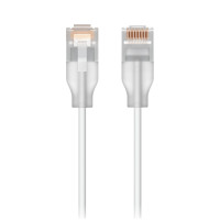 Produktbild för Ubiquiti UACC-Cable-Patch-EL-0.15M-W-24 nätverkskablar Translucent, Vit 0,15 m Cat6