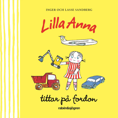 Inger Sandberg Lilla Anna tittar på fordon (bok, board book)