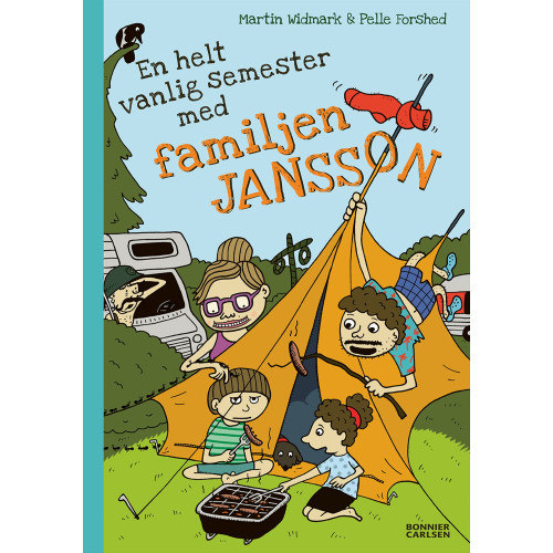 Martin Widmark En helt vanlig semester med familjen Jansson (inbunden)