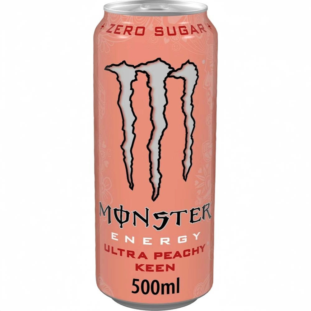 Produktbild för Monster Energy Ultra Peachy Keen Zero Sugar Energidryck 50 cl