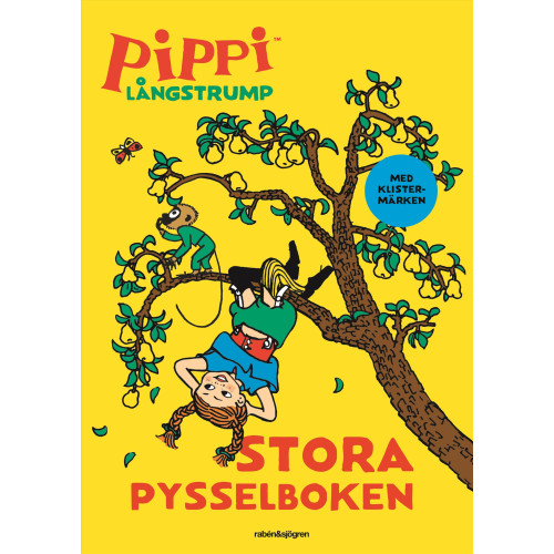 Astrid Lindgren Pippi Långstrump stora pysselboken : med klistermärken (häftad)