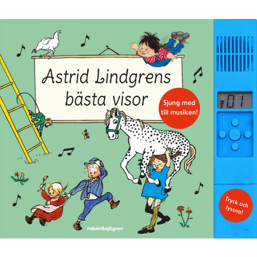 Astrid Lindgren Astrid Lindgrens bästa visor (med ljudmodul) (inbunden)