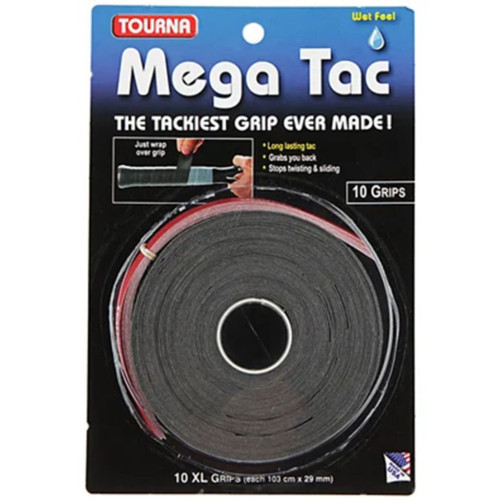 Tournagrip Tourna MegaTac 10-Pack Black