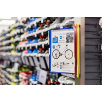 Produktbild för Väggställ magnet DJOIS A4 10 panel