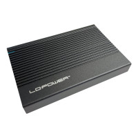 Produktbild för LC-Power LC-25U3-C Hölje för lagringsenheter HDD- / SSD kabinett Svart 2.5"