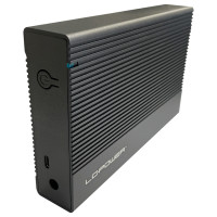 Produktbild för LC-Power LC-25U3-C Hölje för lagringsenheter HDD- / SSD kabinett Svart 2.5"