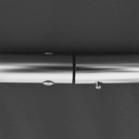 Produktbild för Båtkapell med 4 bågar svart 243x250x131 cm