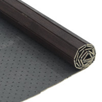 Produktbild för Matta rektangulär mörkbrun 100x400 cm bambu