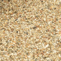 Produktbild för Kantmatta naturlig sand 200x100 cm