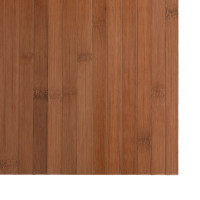 Produktbild för Matta rektangulär brun 100x100 cm bambu