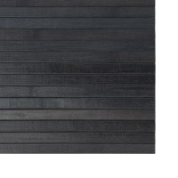 Produktbild för Matta rektangulär grå 100x100 cm bambu