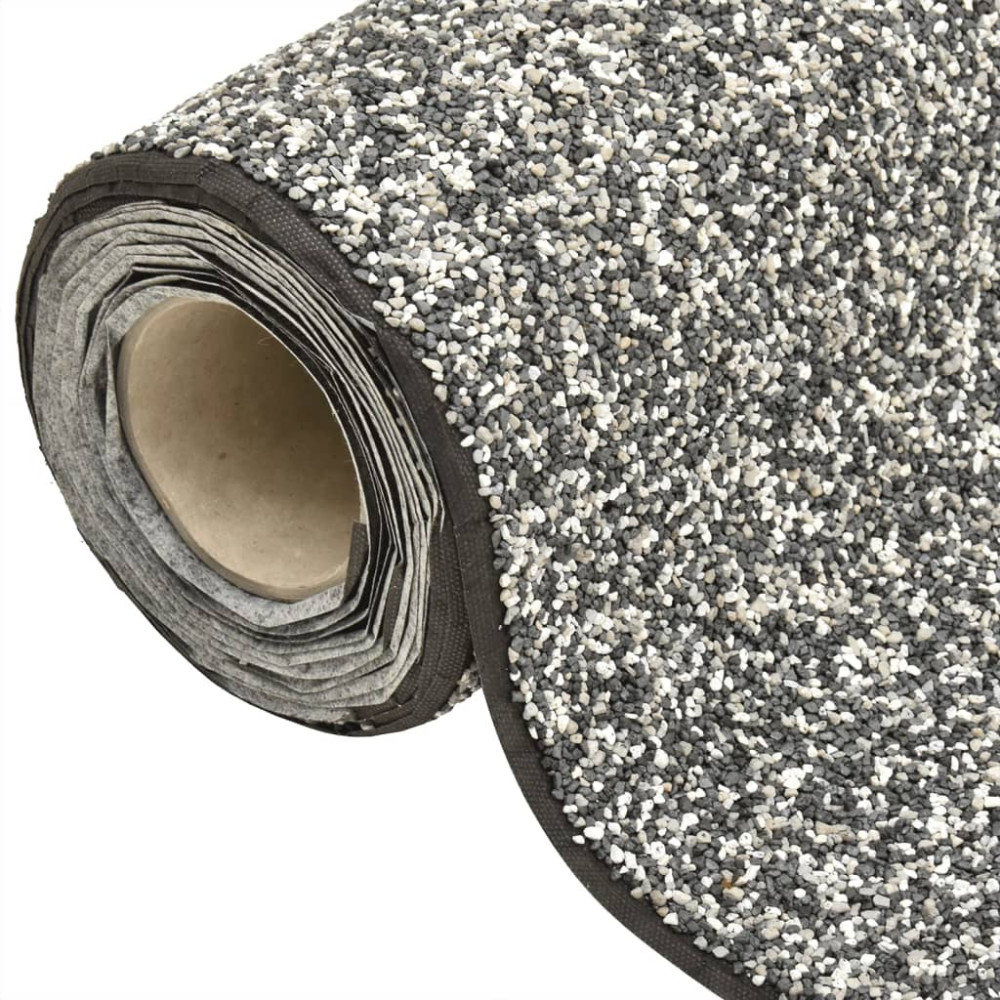 Produktbild för Kantmatta grå 300x100 cm