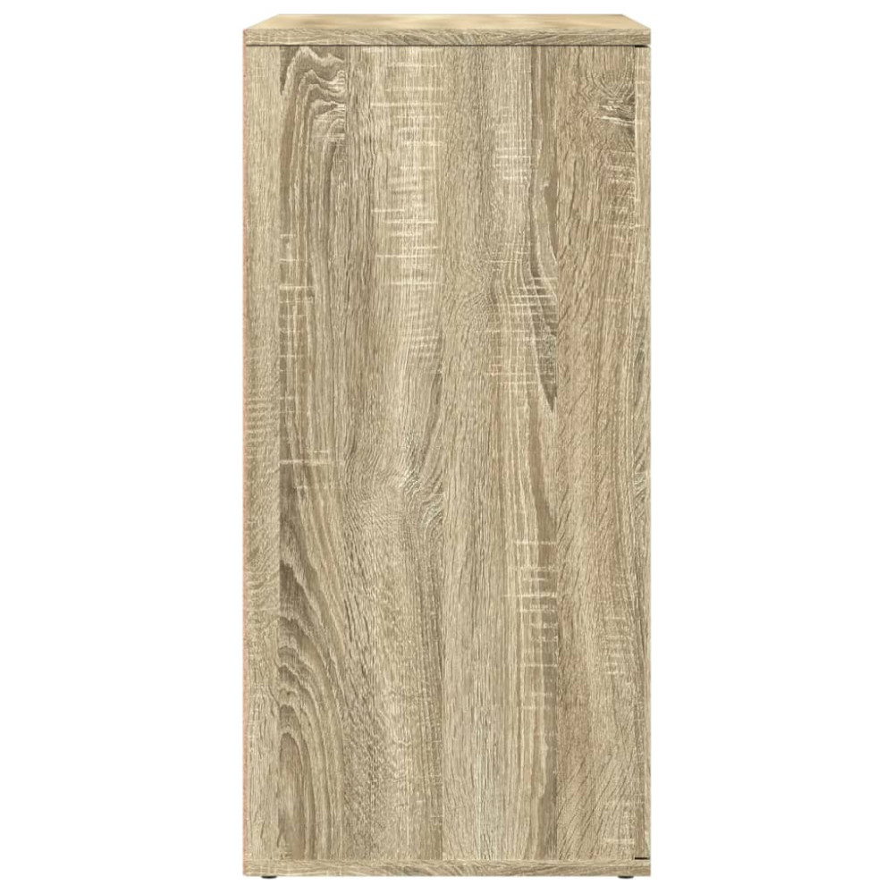 Produktbild för Skänkar 2 st sonoma-ek 79x38x80 cm konstruerat trä