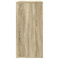 Produktbild för Skänkar 2 st sonoma-ek 79x38x80 cm konstruerat trä