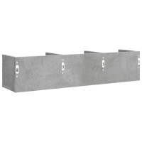 Produktbild för Väggskåp betonggrå 75x18x16,5 cm konstruerat trä