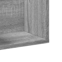 Produktbild för Väggskåp 2 st grå sonoma 99x18x16,5 cm konstruerat trä