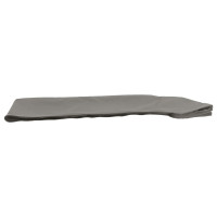 Produktbild för Båtkapell 3 bågar grå 182x184x136 cm