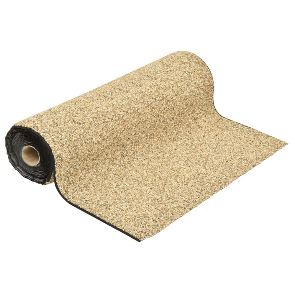 Produktbild för Kantmatta naturlig sand 400x100 cm