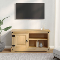 Produktbild för Tv-bänk Corona 100x40x52 cm massiv furu