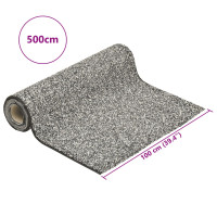 Produktbild för Kantmatta grå 500x100 cm