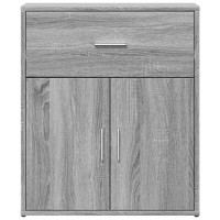 Produktbild för Skänkar 2 st grå sonoma 60x31x70 cm konstruerat trä