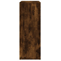 Produktbild för Skänkar 2 st rökfärgad ek 60x31x84 cm konstruerat trä