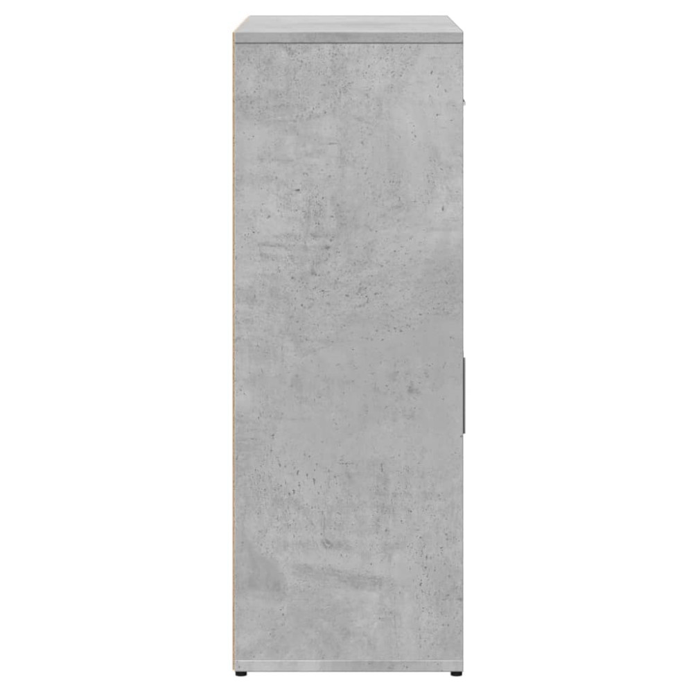 Produktbild för Skänkar 2 st betonggrå 60x30x84 cm konstruerat trä